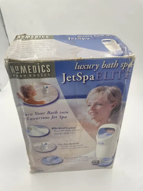 NEW Homedics JetSpa ELITE Luxury Bath Spa Jet-2 DUAL JETS Whirlpool Massage