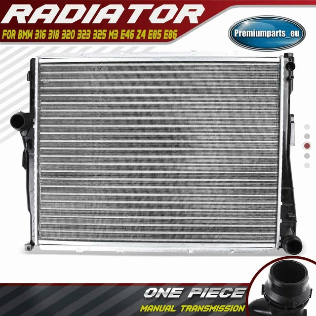ENGINE COOLING RADIATOR for BMW 316 318 320 323 325 M3 E46 Z4 E85 ...