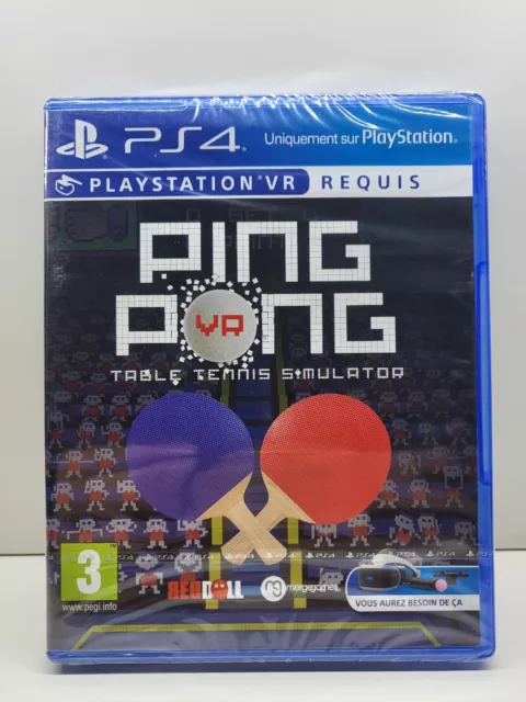 Ping Pong Vr Sony PlayStation 4 Ps4 Neuf New Pal