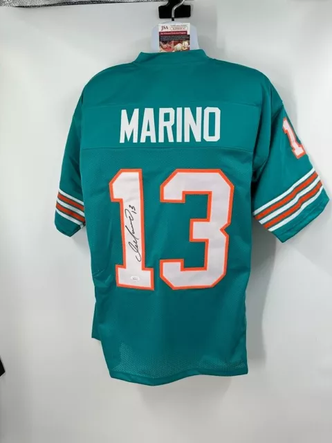Dan Marino Miami Dolphins Signed Autograph Jersey STATS JSA Witnessed Certified