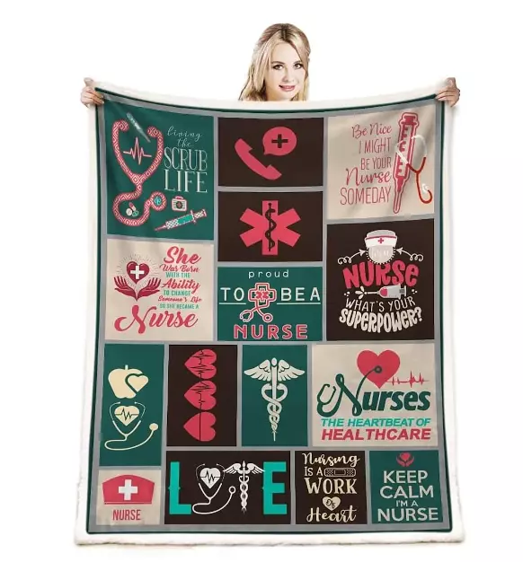 Nurse Gifts Nurse Sofa BLANKET HALLOWEEN GIFT CHRISTMAS GIFT BEST PRICE US SIZE