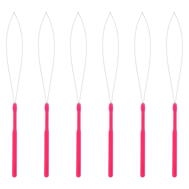 10 Pcs Wig Crochet Loop Needle Threader Pulling Hook Tool Miniature