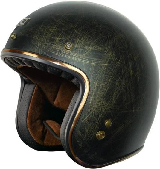 Casque Moto Jet Ouvert Style Café Racer - Certifié DOT - Taille 3-4 - Marque ORZ - Neuf Avec étiquettes