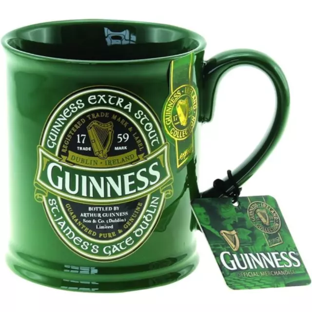 Guinness Green Tankard Mug