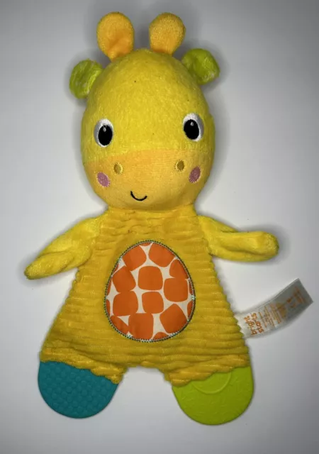 Bright Starts Snuggle & Teethe Plush Teether Toy - Giraffe, BPA Free