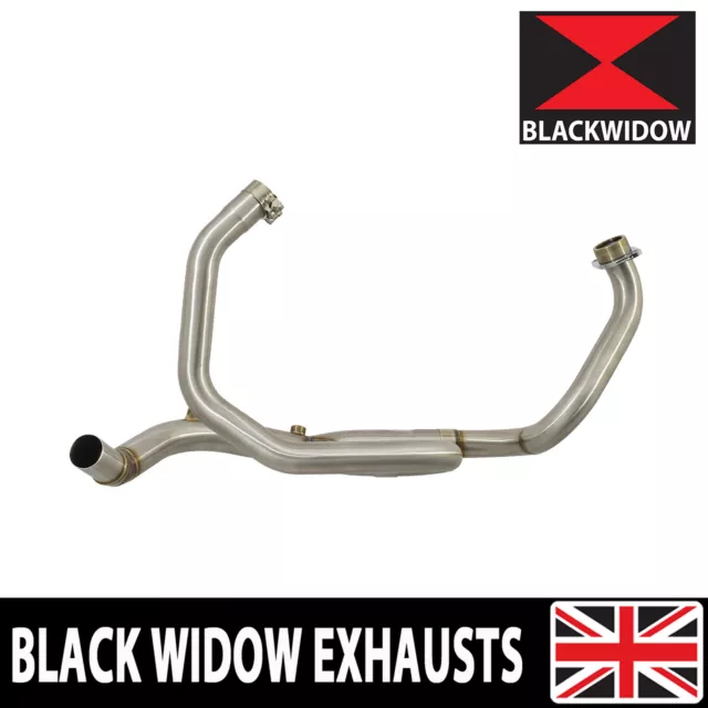 SV650 SV 650 2016-2022 Exhaust Downpipes Headers Collector Down Front Pipes