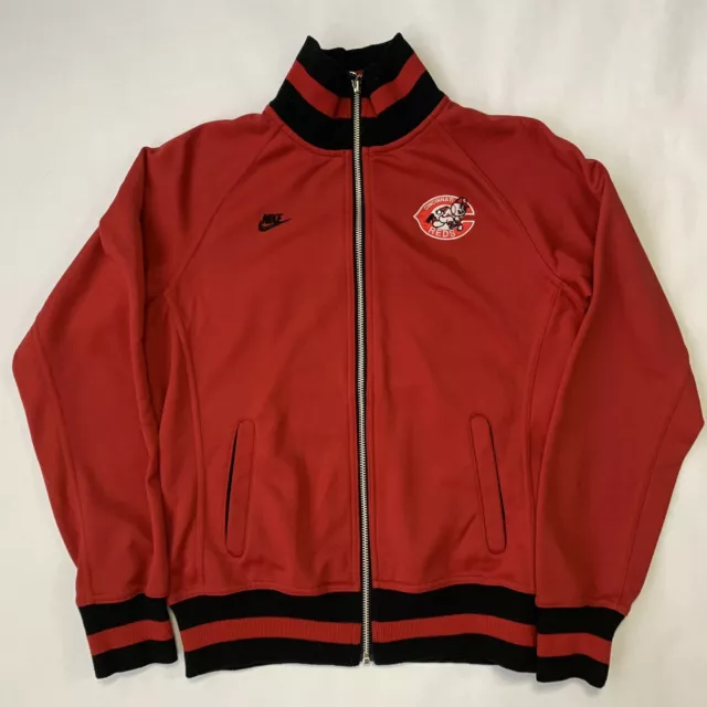 Vintage Nike MLB Cincinnati Reds Cooperstown Collection Jacket Size Medium