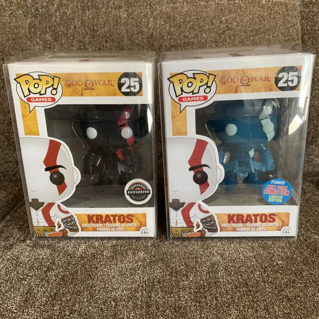 Funko Pop! God of War #25 Kratos 2018 NYCC Exclusive & Kratos Gamestop Exclusive