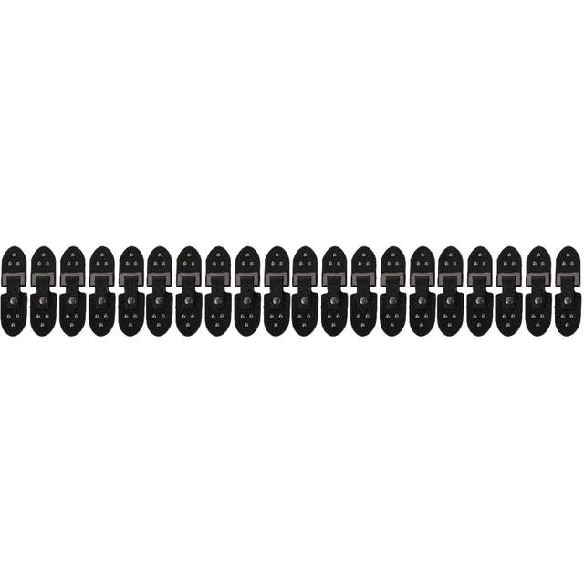 20 Pairs Pu Metal Buckle Duffle Coat Fastener Closure Buttons