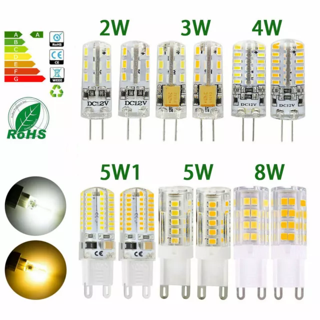 2W 3W 4W 5W 8W LED Bulb G4 G9 Capsule Light Bulbs Lamps Corn Halogen 12V 220V