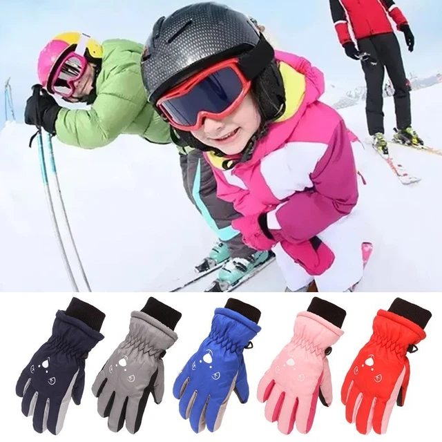 Ragazze Guanti da sci per bambini Guanti sportivi Spesso caldo Impermeabile