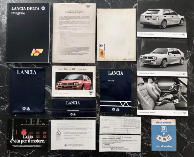 Lancia Delta Giallo Ginestra - Libretti - Owners manual