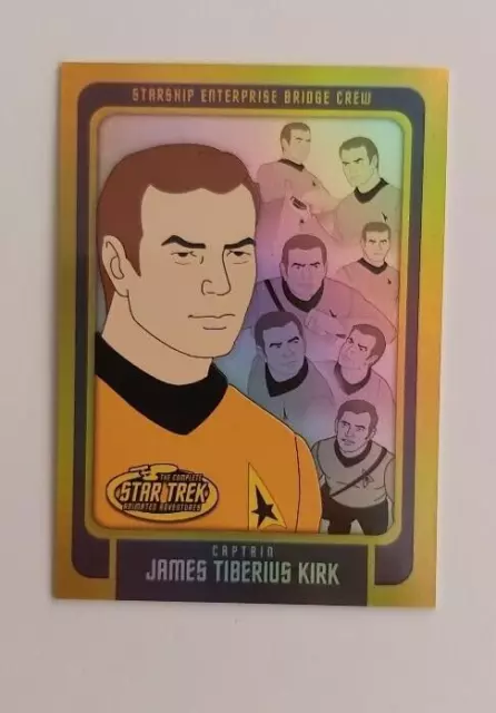 Complete Star Trek Animated Adventures / Bridge Crew BC1 / KIRK / 2003 / Mint