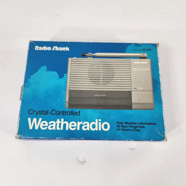 RADIO SHACK REALISTIC Crystal Controlled Weather Radio Model 12241 £18