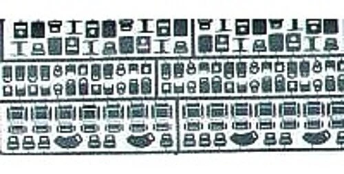 Detail-Master Seat Belt Hardware - Plastic Model Vehicle Accessory Kit