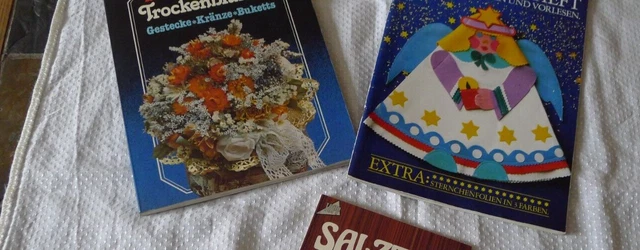 Cuadernos de manualidades 2 piezas flores secas Navidad