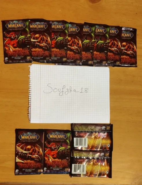WoW TCG Fires Of Outland Spanish Booster packs. Sealed & New!