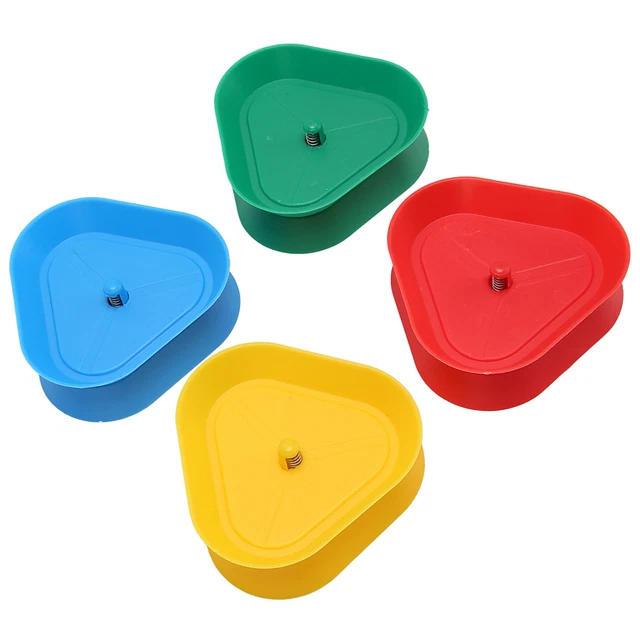 Portacarte da gioco design a molla a forma di 4 colori poker pratico