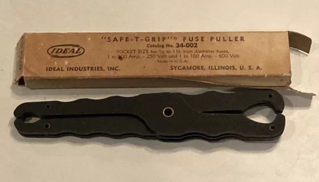 IDEAL INDUSTRIES INC Safe-T-Grip Pocket Size Fuse Puller 34-002 Excellent
