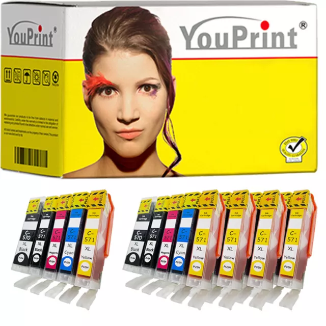 Druckerpatronen Marke Youprint: XL Spar-Sets als Ersatz für Canon PGI570/CLI571