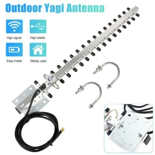 Yagi WiFi Antenna 2.4GHz 18dBi Outdoor Directional Signal for Wireless Router
