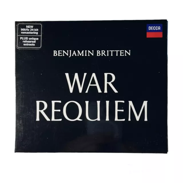 Britten: War Requiem CD Benjamin Britten 1990 caja set London Symphony