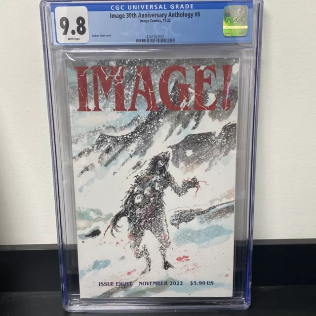 Image 30th Anniversary Anthology #8 CGC 9.8 (Image 2022) 1st app of w0rldtr33