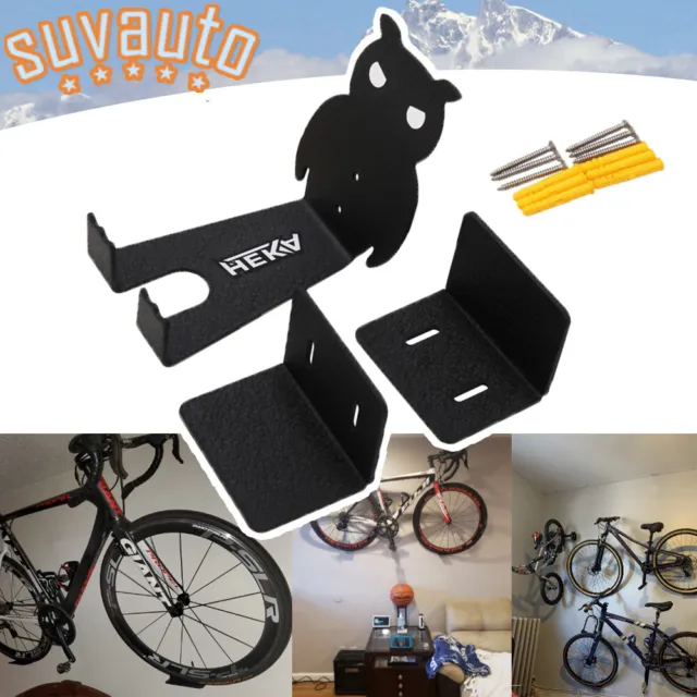 Upgrated Bike Pedal Wall Mount Bicycle Storage Hanger Pedal Hook Durable Steel