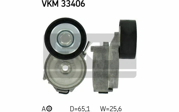 SKF Galet tendeur pour LAND ROVER FREELANDER CITROEN C-CROSSER VKM 33406