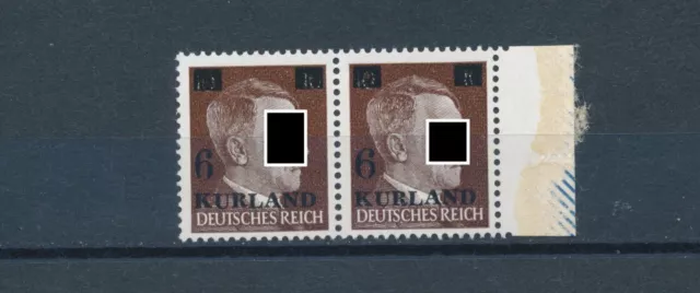 Kurland Aufdruck Typenpaar 1945** (S5618)