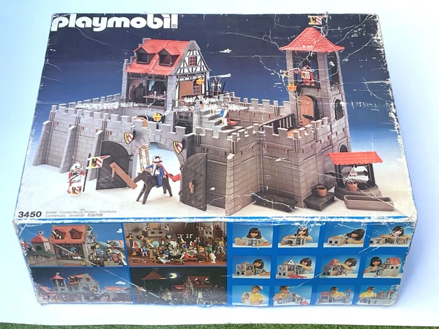 Playmobil Maison Jaune Médiévale, Boîte D'origine, état Neuf