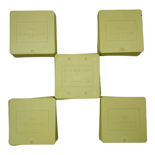Wess Plastic 35mm Slide Blanks #140 Lot of 50