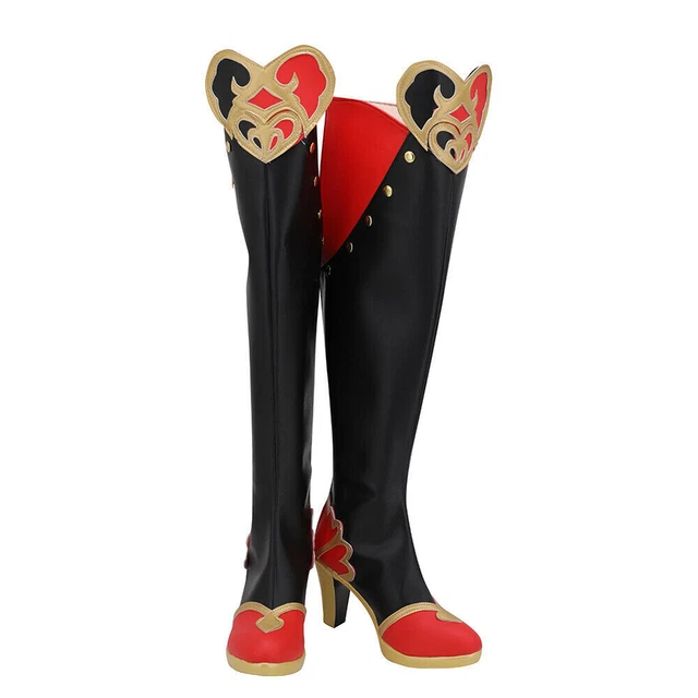 Twisted Wonderland Riddle Rosehearts Cosplay Shoes Men Boots Handmade