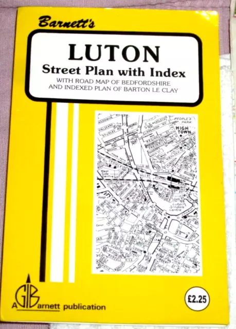 Old Street Maps Etc (Job Lot Of "Seven" Old Maps) Luton/Cambridge/Kettering/Used 3