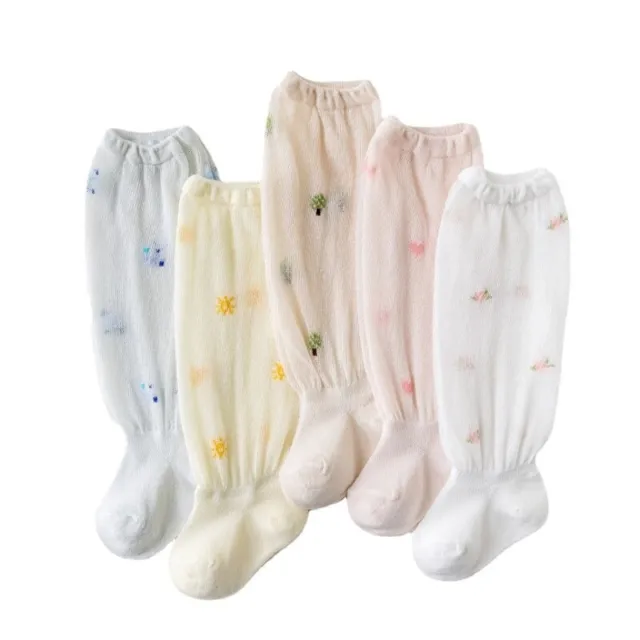 Baby Socks 0-3Y Child Knee-High Socks Breathable Cotton Leggings Girl Mesh Socks