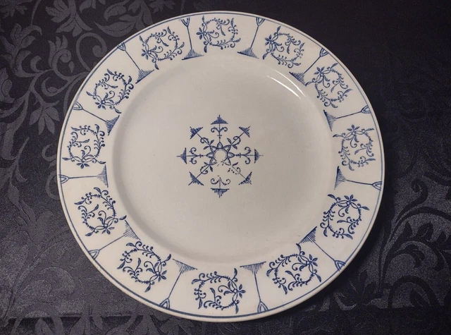 Ancien Grand Plat Rond Hamage Collection Saxe