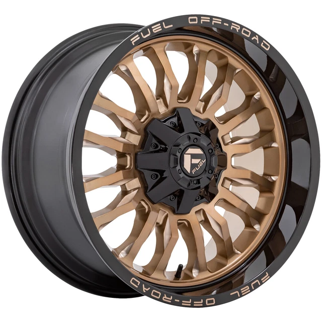 5-Fuel D797 Arc 22x12 5x4.5"/5x5" -44mm Bronze Wheels Rims 22" Inch