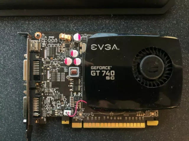 Used - Very Good: EVGA GeForce GT 740 Superclocked Video Card  04G-P4-3748-KR 