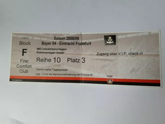Billet De Football Bayern 04 - Eintracht Frankfurt  Football Ticket  Collection