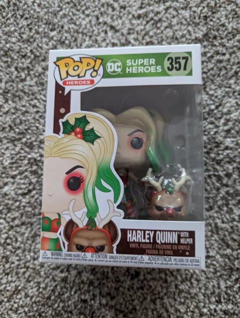 Funko POP! Heroes (DC Comics) DC Super Heroes Harley Quinn with Helper #357 Viny