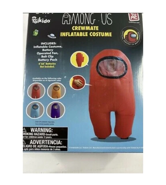 AMONG US CREWMATE Youth Kids Inflatable Halloween Costume RED 68.00