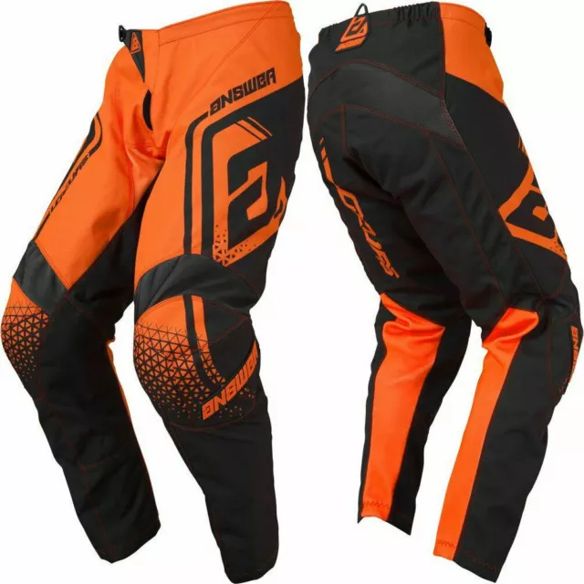 Enfants Jeunesse Answer Syncron Motocross Pantalon - Force Débit Orange /