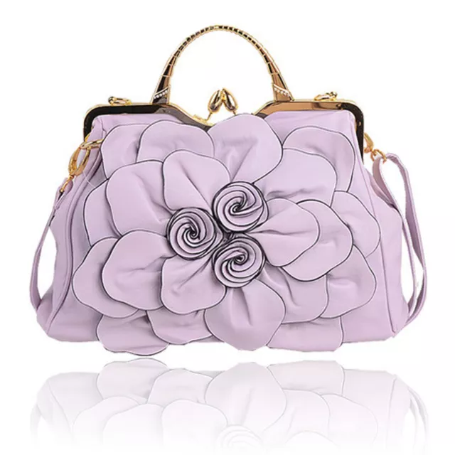 Zzfab Big Flower Purse Shoulder Bag