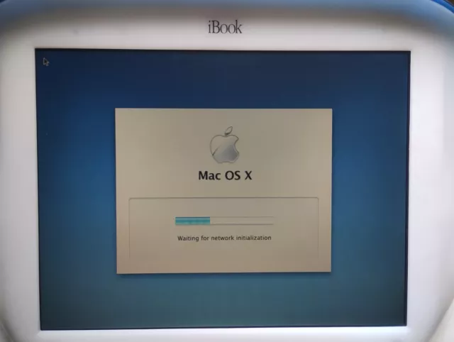 Vintage Apple IBOOK G3 / 366 Indigo Model M6411, Works, needs psu