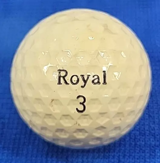 Vintage Uniroyal Royal Plus 6 Made in USA Golf Ball Hexagonal Dimples ⛳