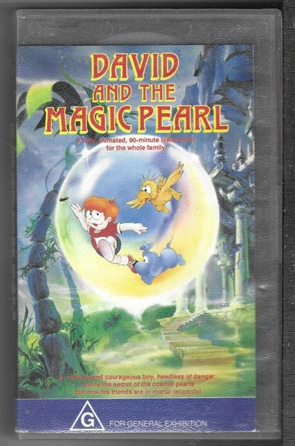 DAVID AND THE MAGIC PEARL   (Children's Pal Vhs Video)  near new - rare