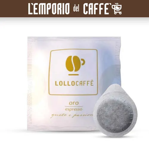 600 Cialde Ese Caffe Lollo Miscela Oro Gold Filtro carta 44mm per Frog Faber...