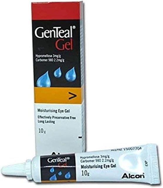 2 x Genteael Gel 10g Moisturising Eye Gel FREE SHIPPING