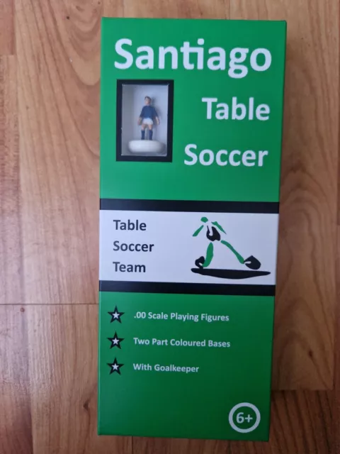 Complete Santiago Table Soccer Subbuteo Leicester City - Everton Football Team