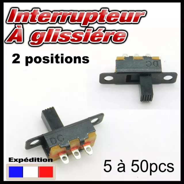 994A# Interrupteur à glissière 11 x 6 x 5mm 2 positions 1RT de 2 à 50 pcs